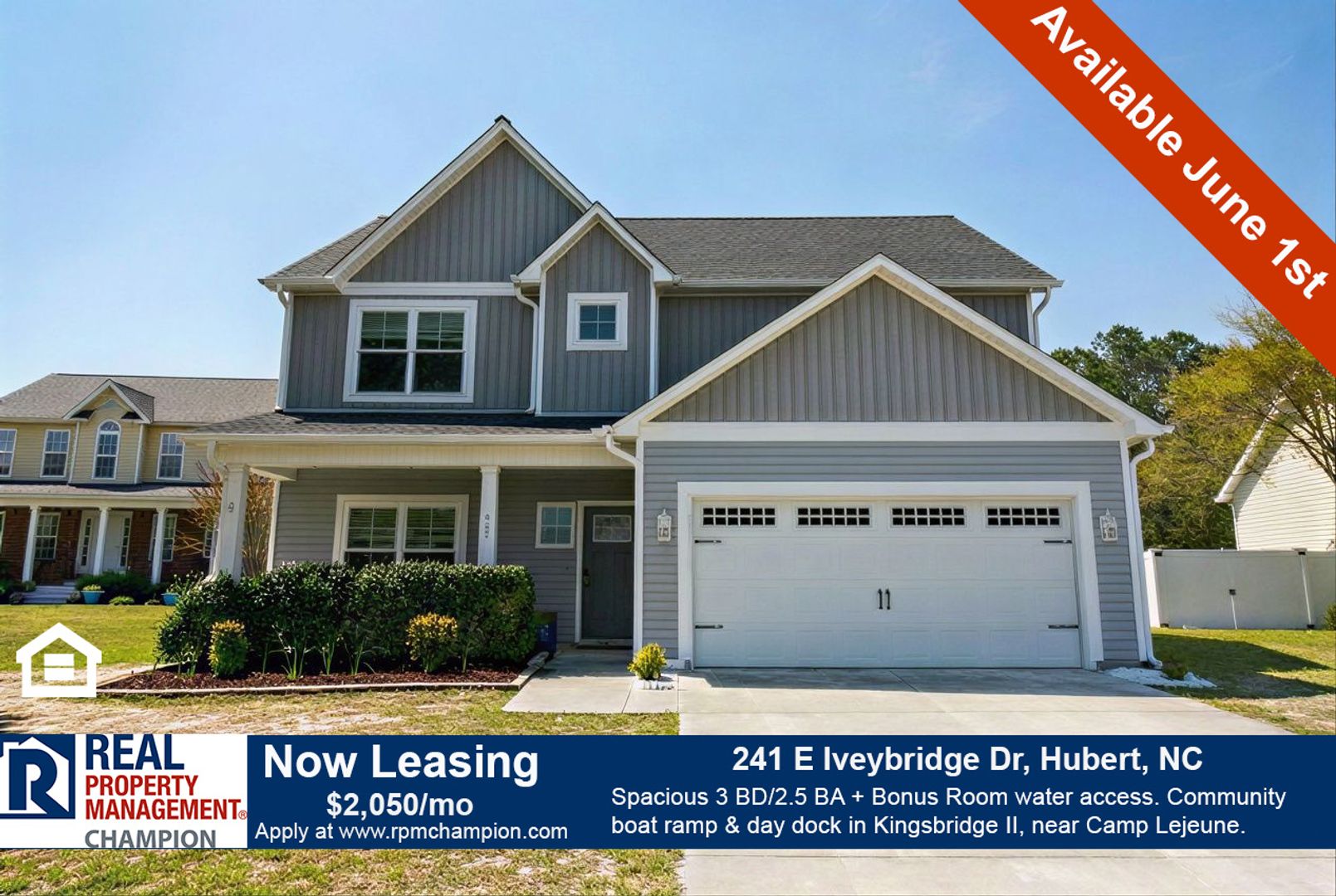Hubert House: 241 E Ivybridge Dr