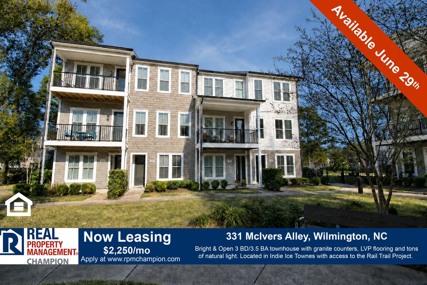 Wilmington Townhome: 331 McIvers Alley
