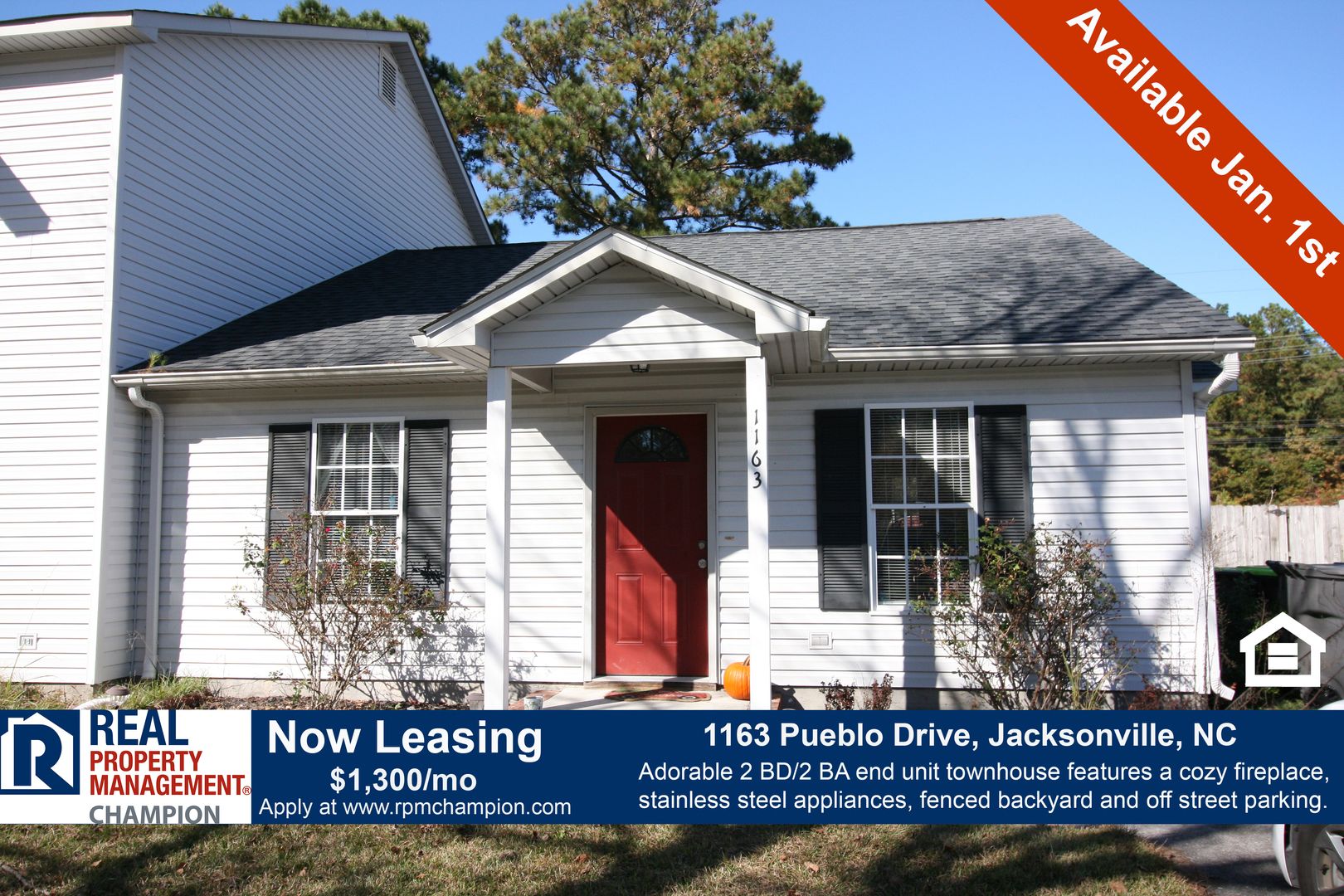 Jacksonville Townhome: 1163 Pueblo Drive