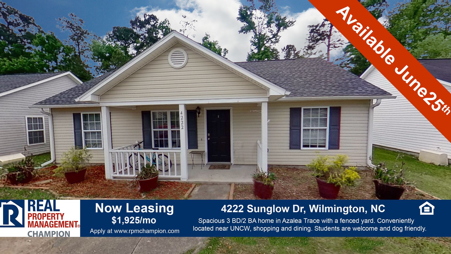 Wilmington House: 4222 Sunglow Drive