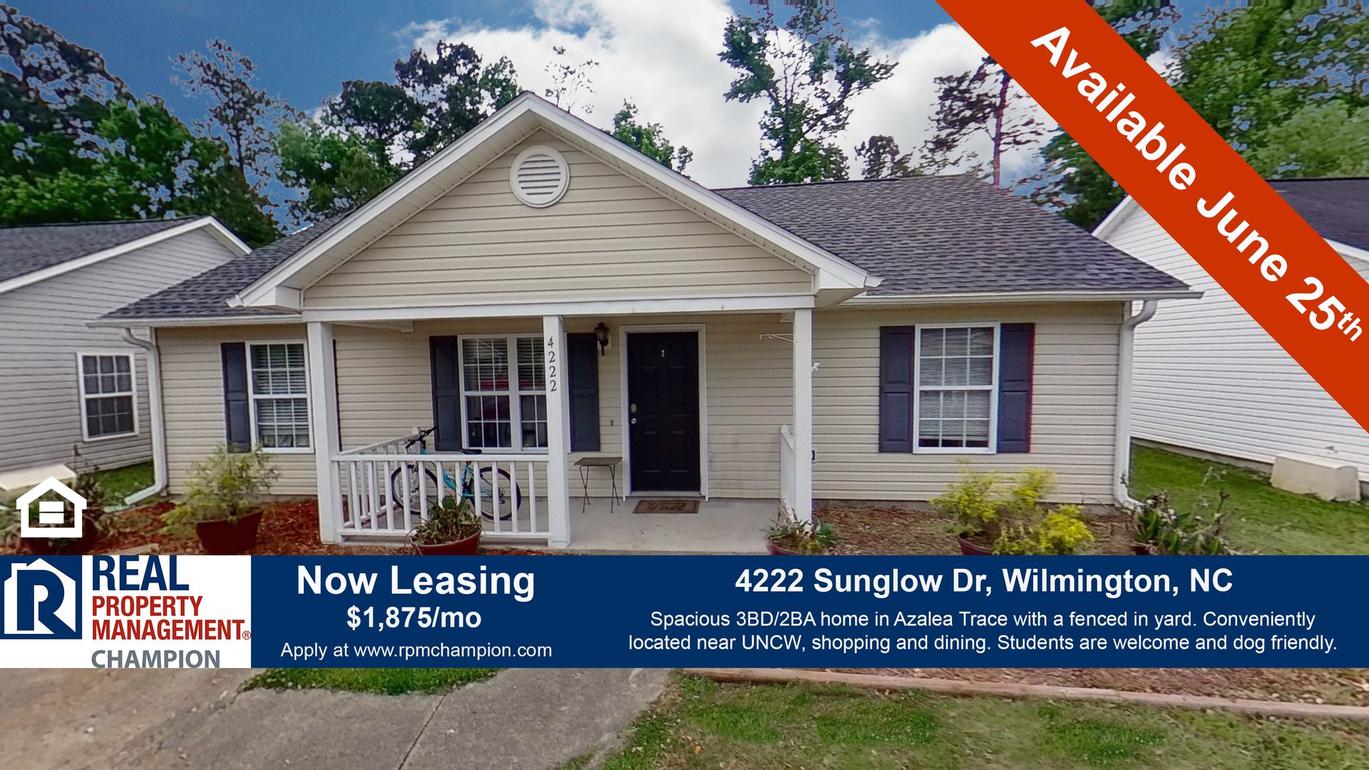 Wilmington House: 4222 Sunglow Drive