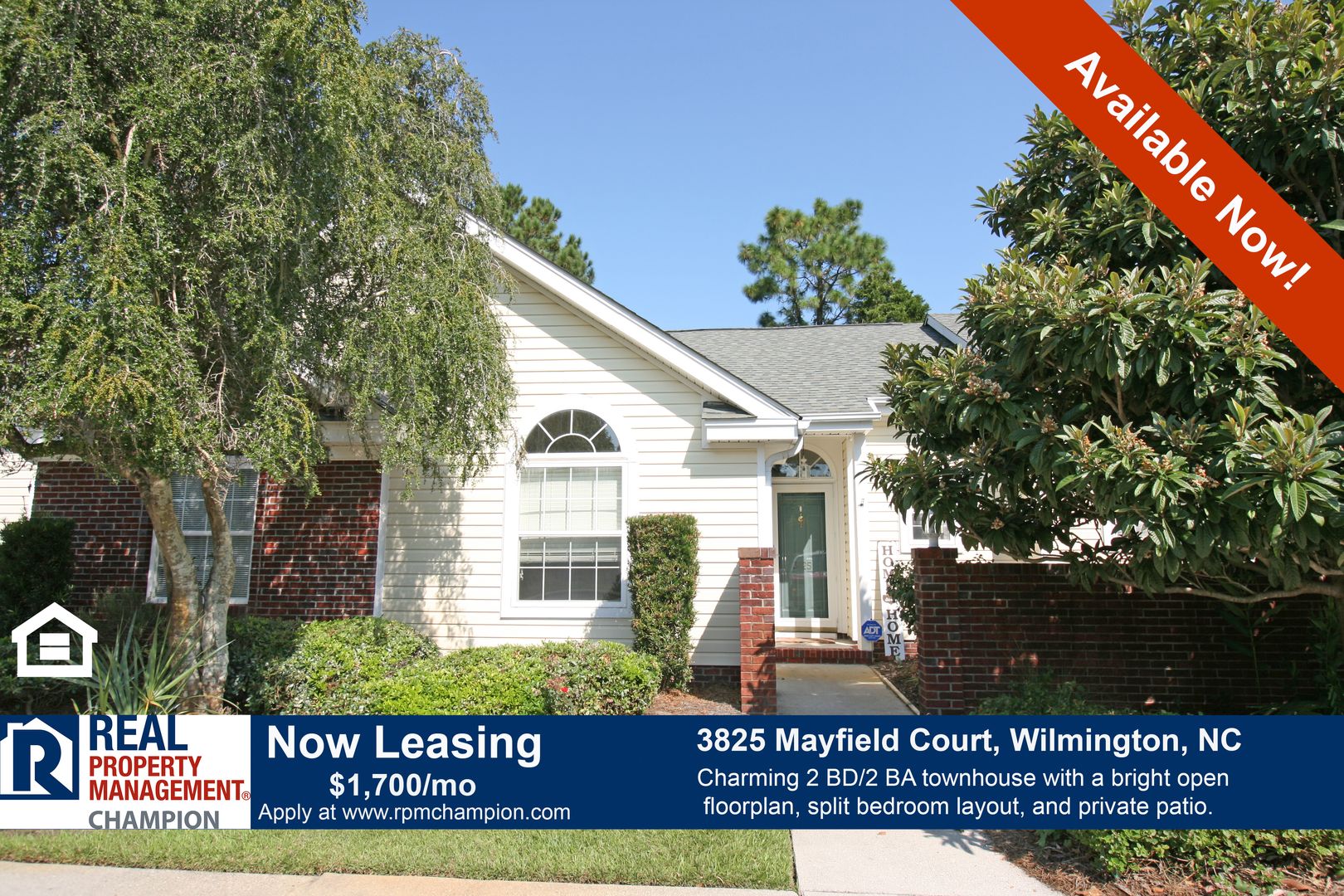 Wilmington Townhome: 3825 Mayfield Court