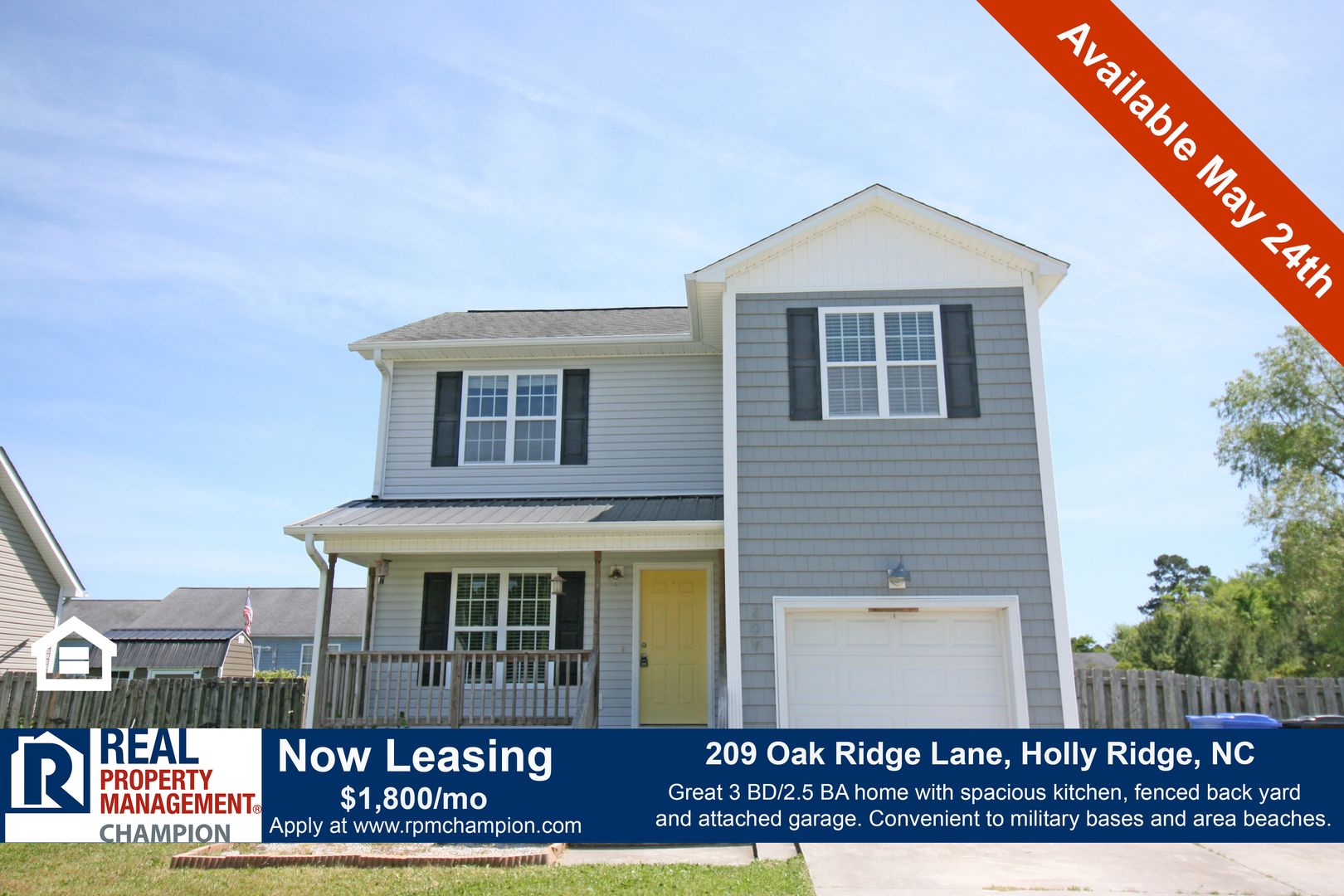 Holly Ridge House: 209 Oak Ridge Lane