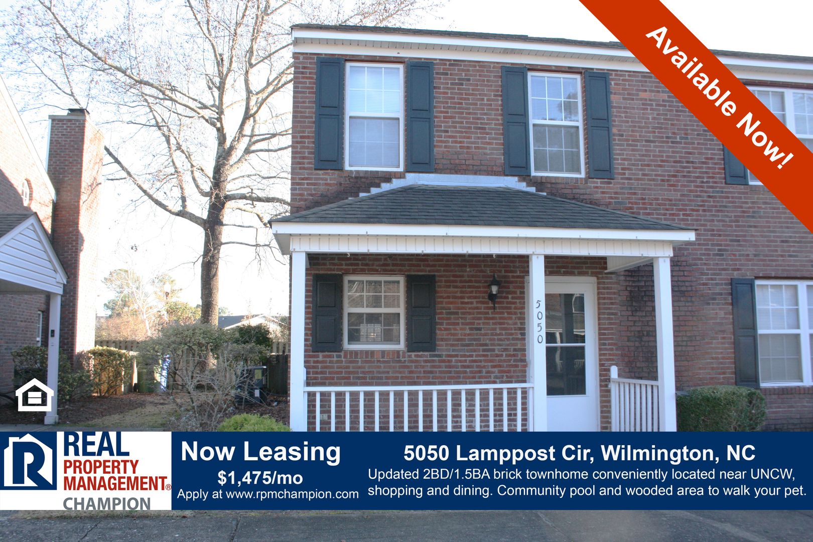 Wilmington Townhome: 5050 Lamppost Circle