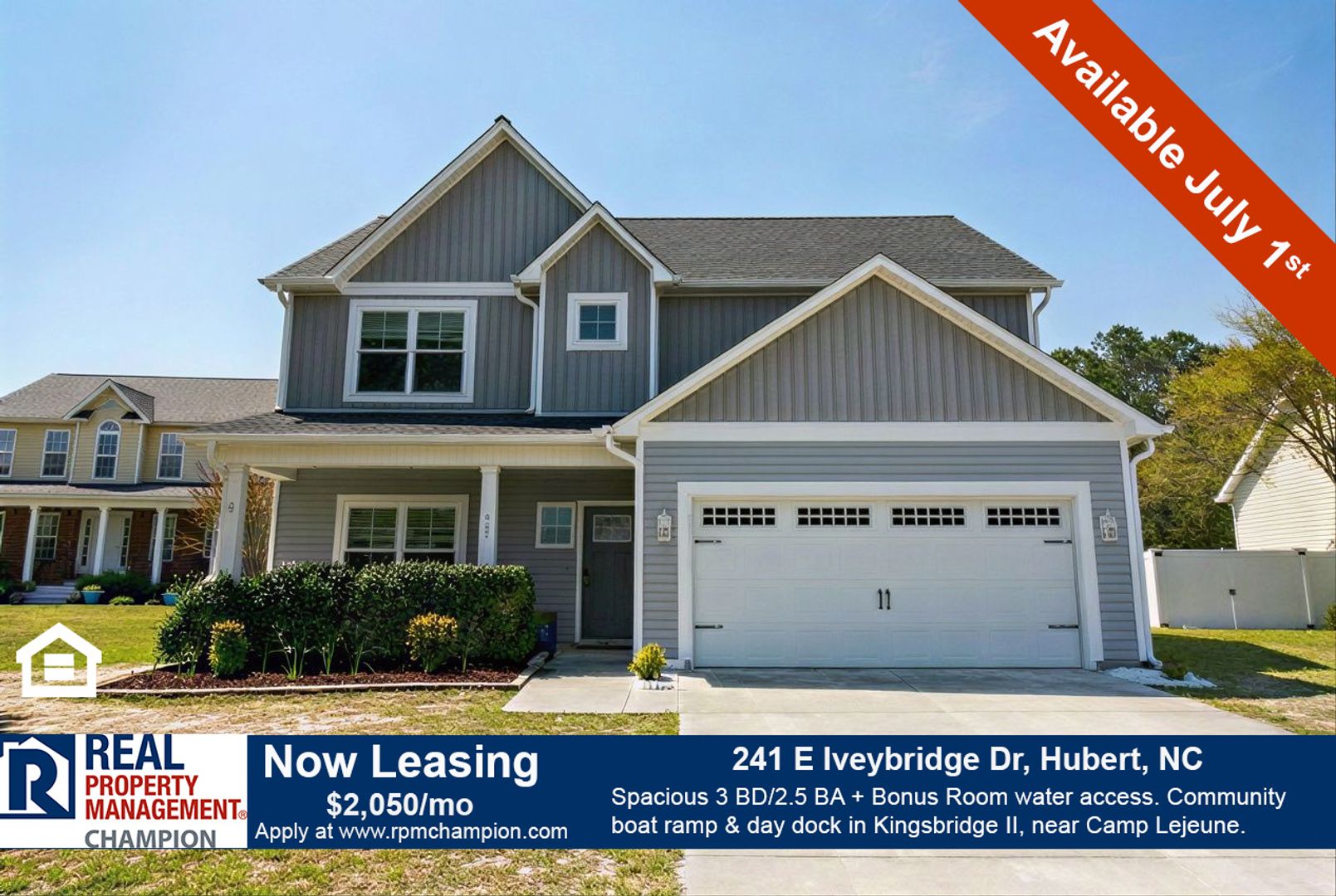 Hubert House: 241 E Ivybridge Dr
