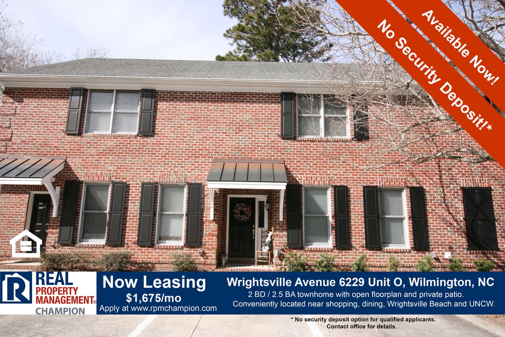Wilmington Townhome: 6229 Wrightsville Avenue, Unit O