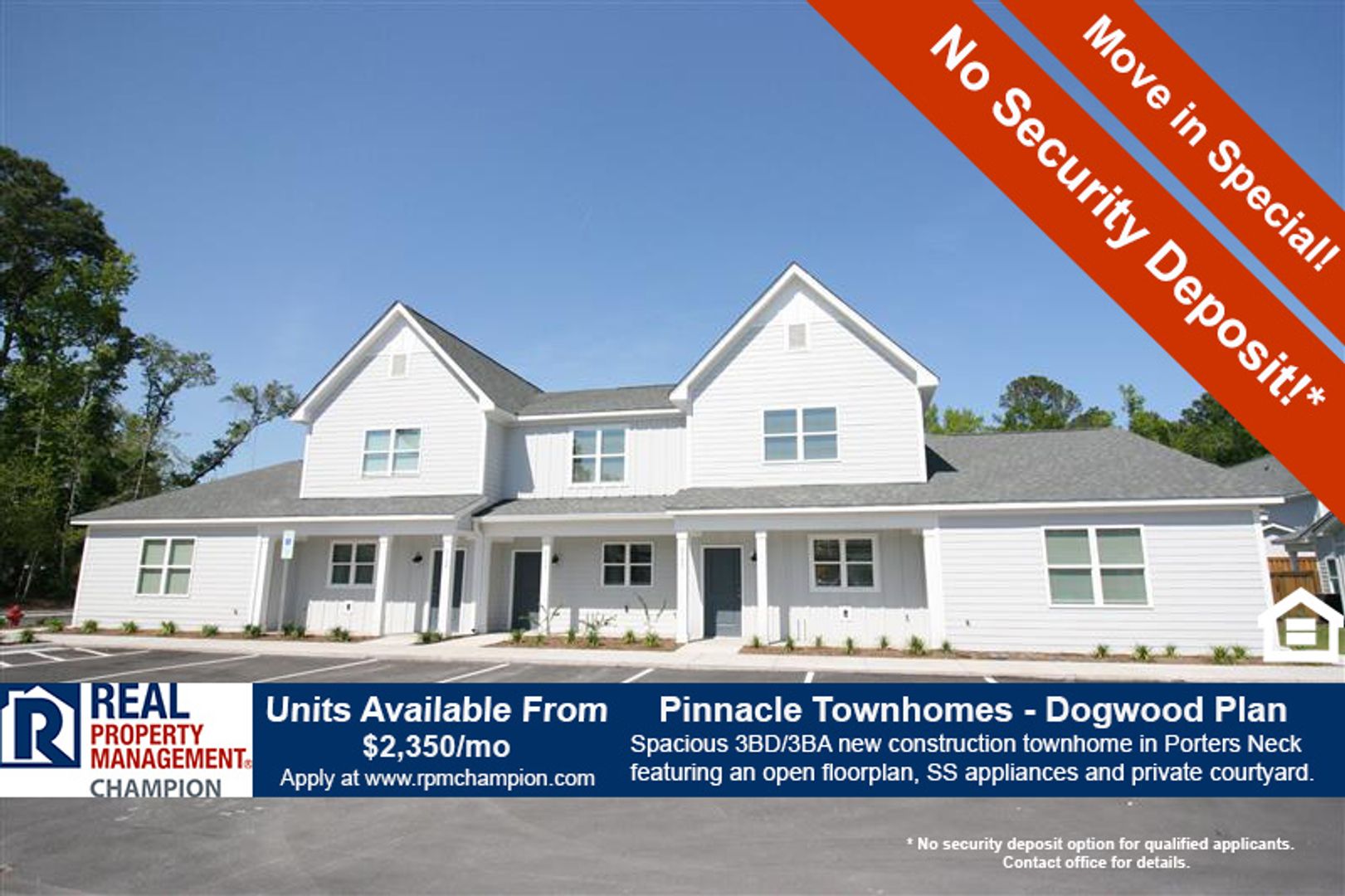 Wilmington Townhome: 8814 Market St