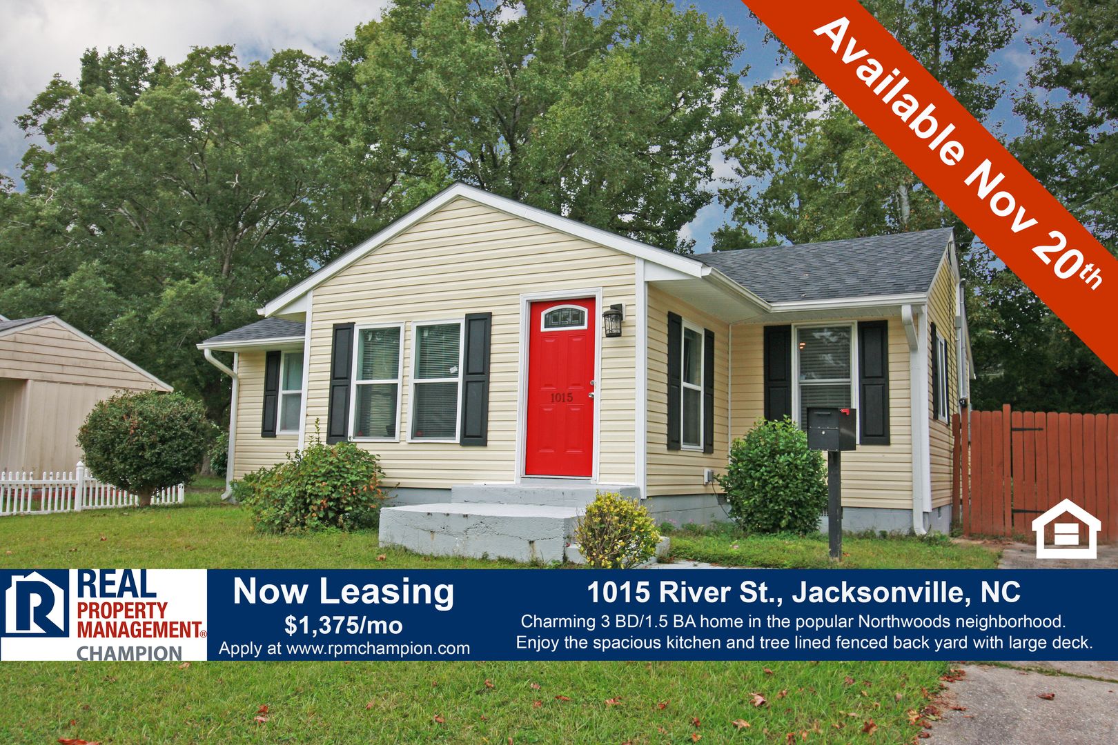 Beautifully Updated with Fenced Yard and Oversized Deck