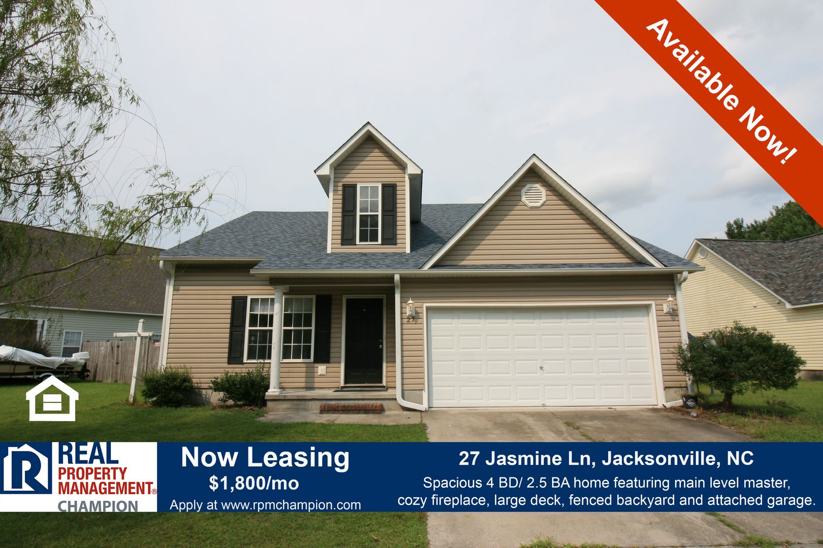 Jacksonville House: 27 Jasmine Lane