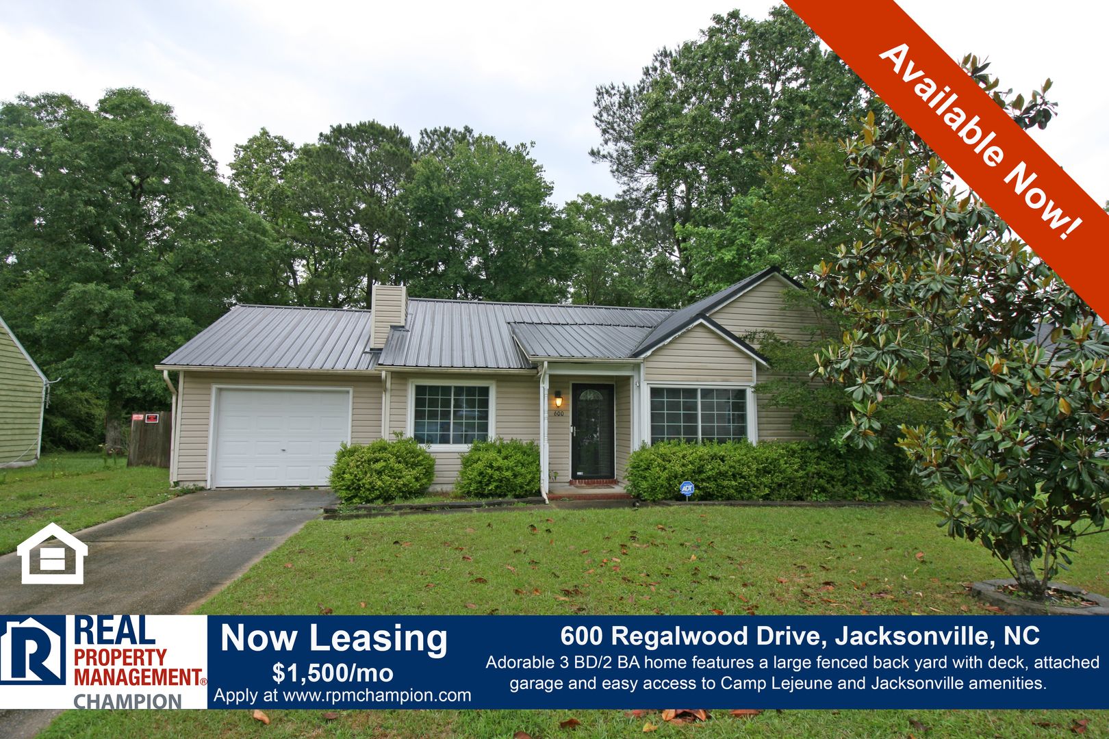 Jacksonville House: 600 Regalwood Drive
