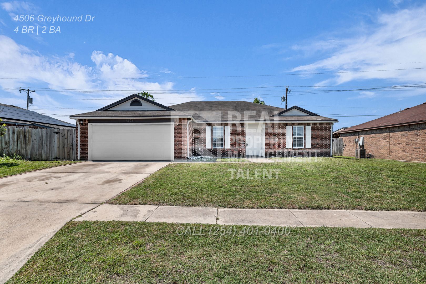 Killeen House: 4506 Greyhound Dr