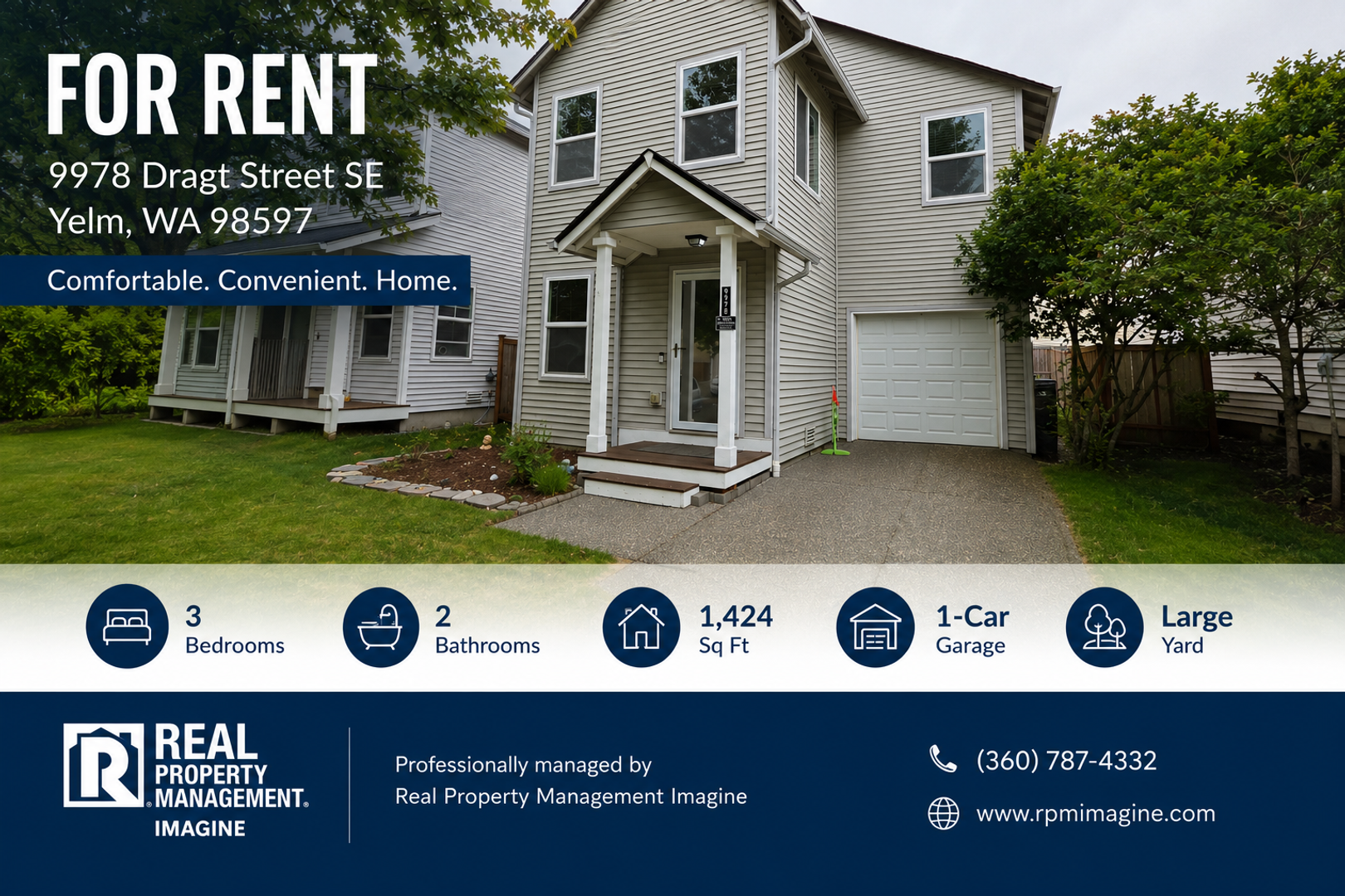 Yelm House: 9978 Dragt Street SE