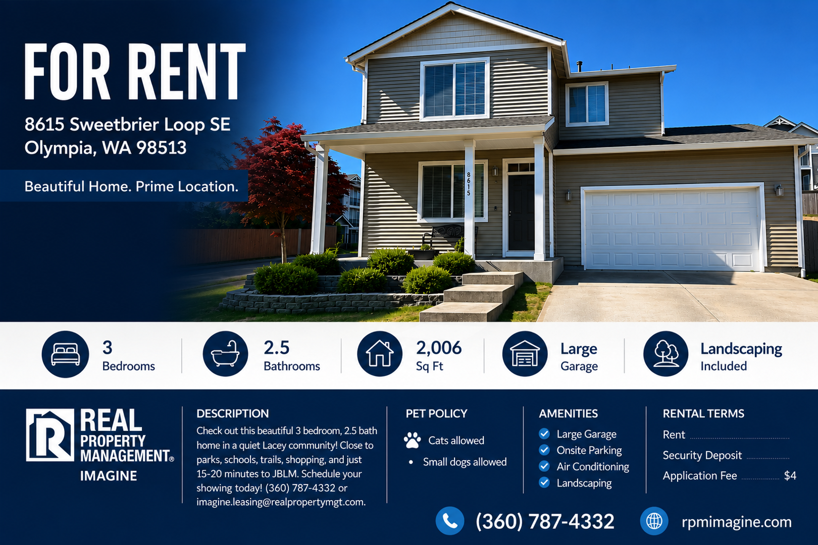Olympia House: 8615 Sweetbrier Loop SE