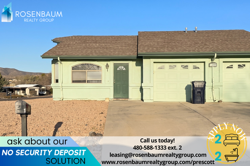 Charming 2-bedrooms, 2-bathrooms apartment in Dewey, AZ!