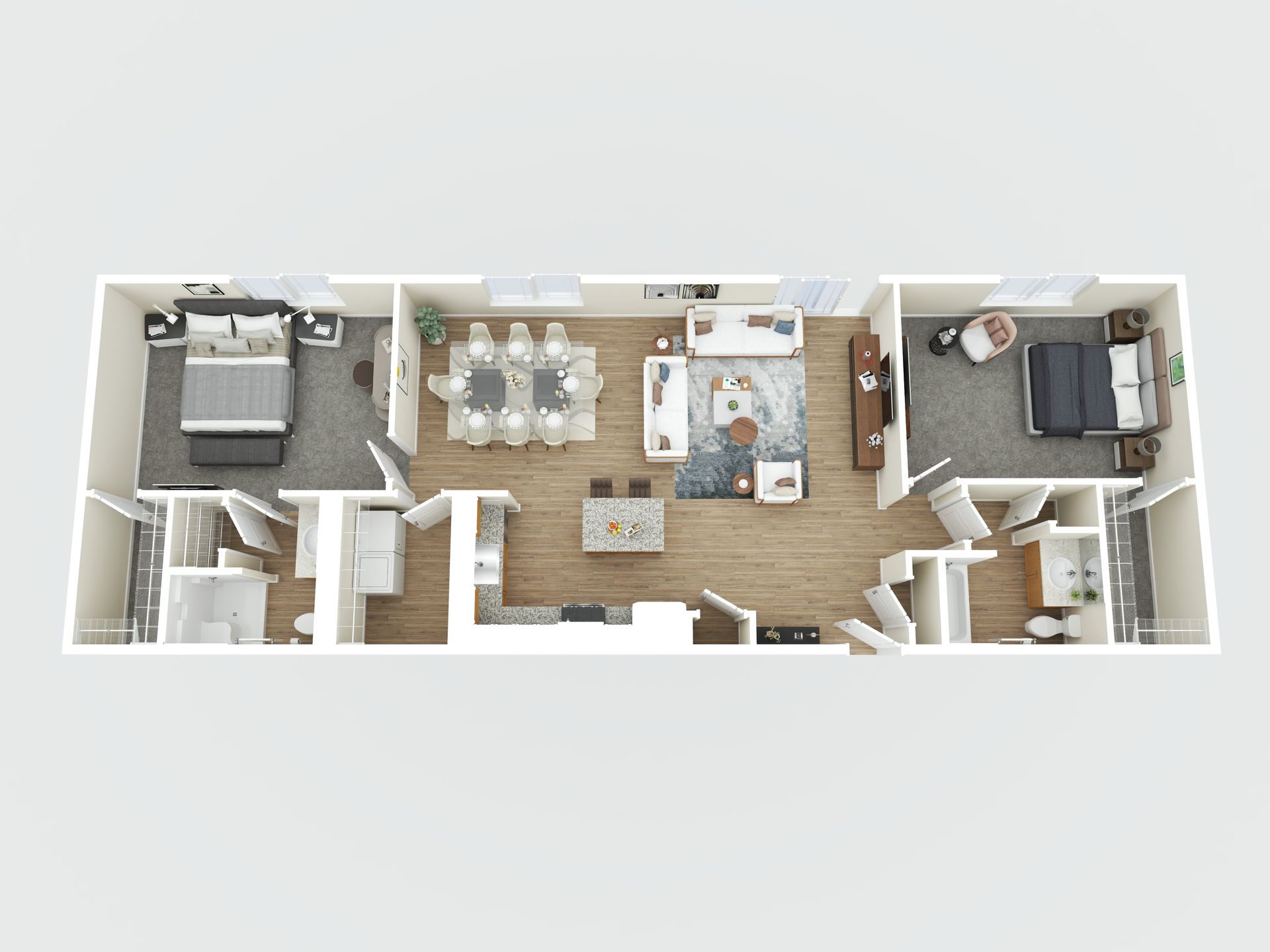 Lake Mills Apartment: 1000-1017 E. Brewster Drive