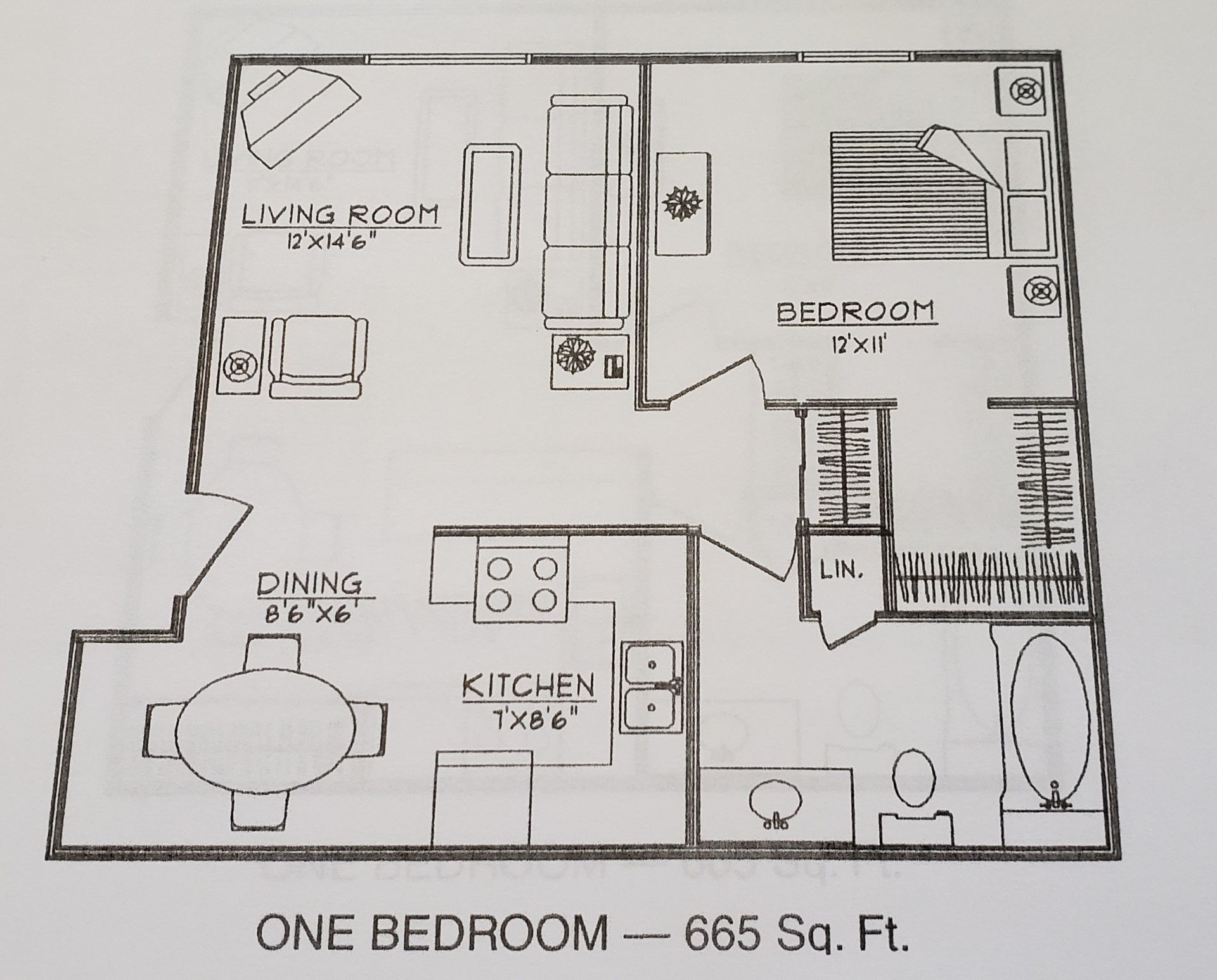 Oshkosh Apartment: 1705 - 1745 Taft Avenue