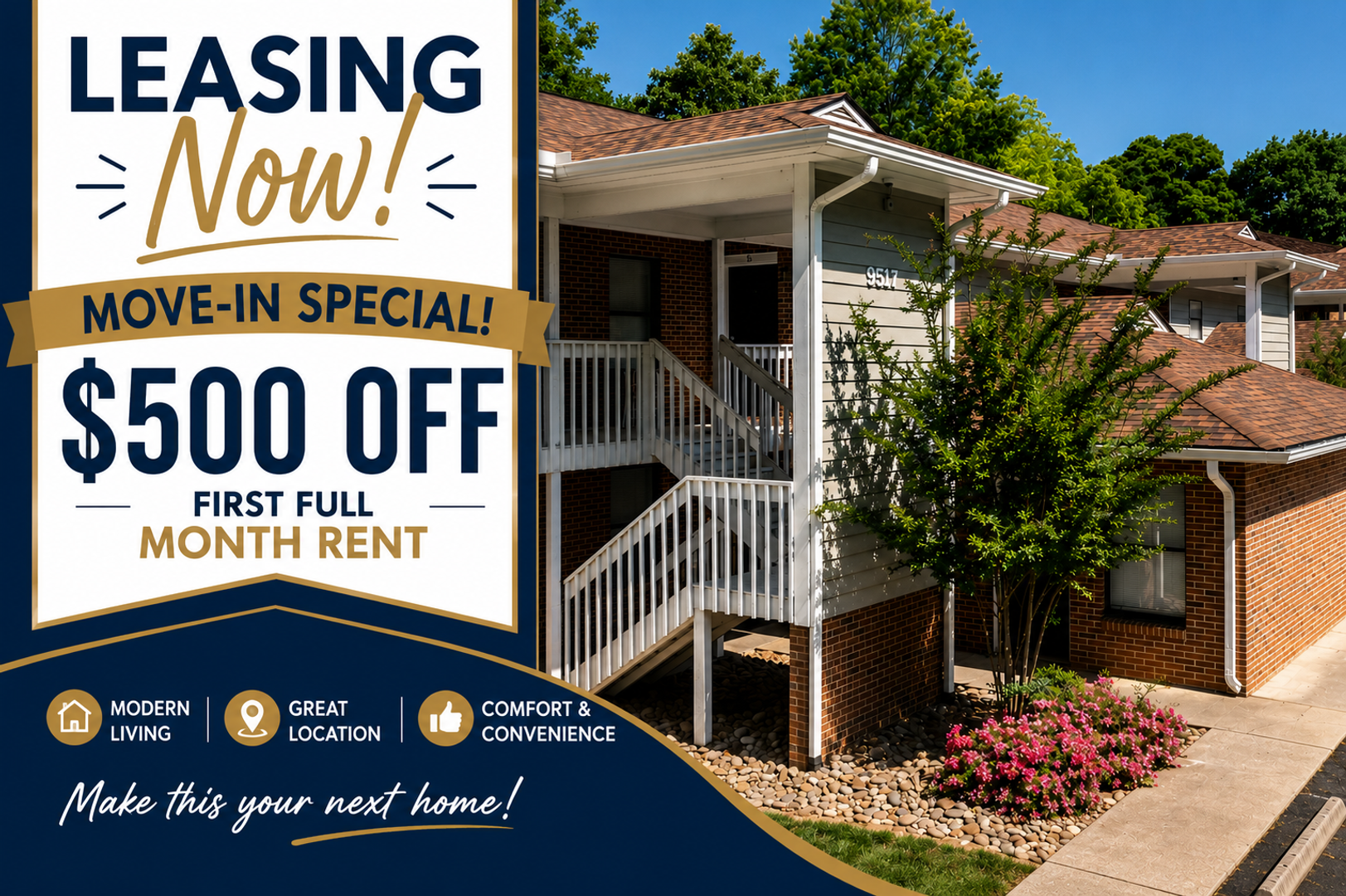 Charlotte Apartment: 9517 Newell Hickory Grove