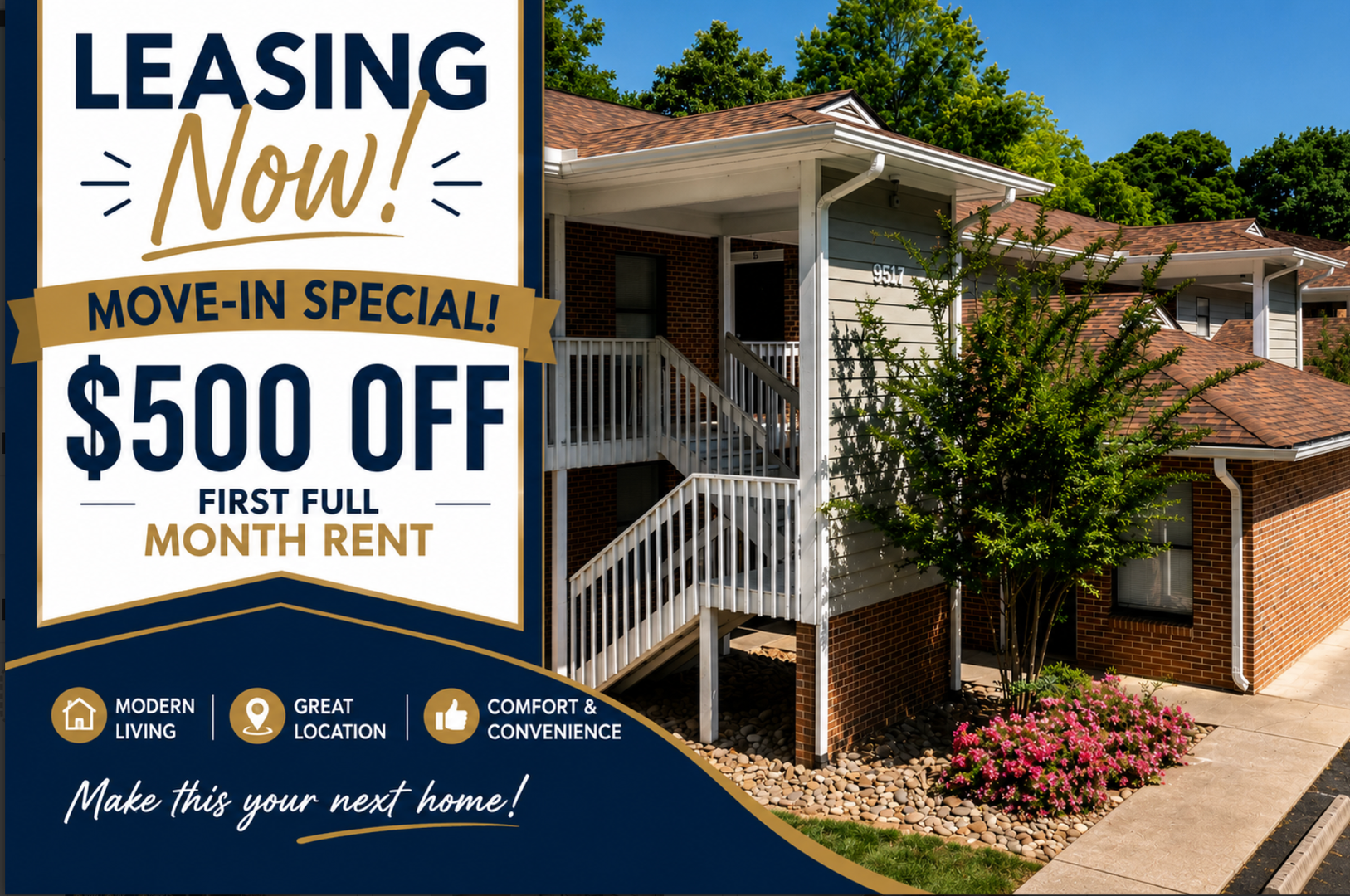 Charlotte Apartment: 9517 Newell Hickory Grove