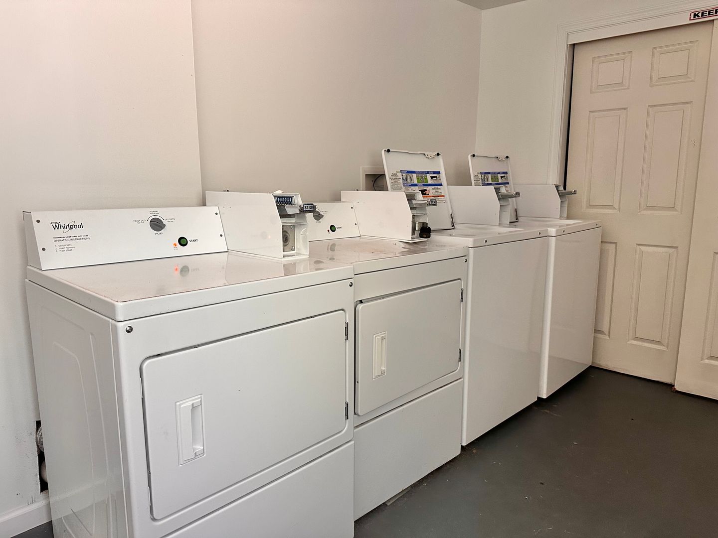 Laundry room at South Pike Avenue