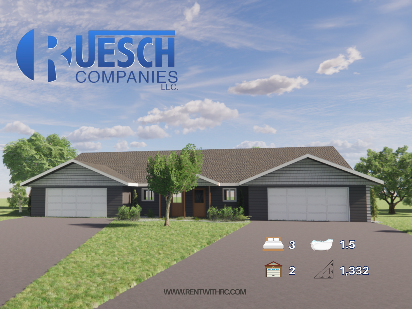 Pittsville Townhome: 8339/8341 3rd St