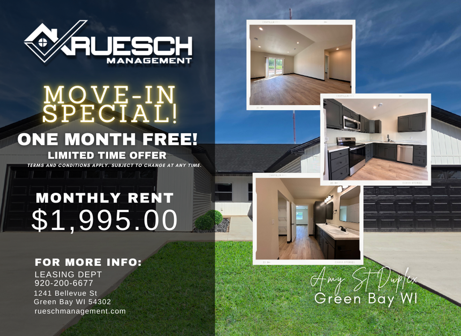 Green Bay Apartment: 1677-1679 Amy Street