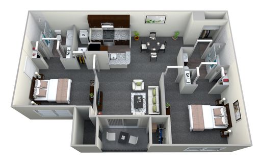 Severn | B4 | 2 Bed 2 Bath | 1,010 sq ft