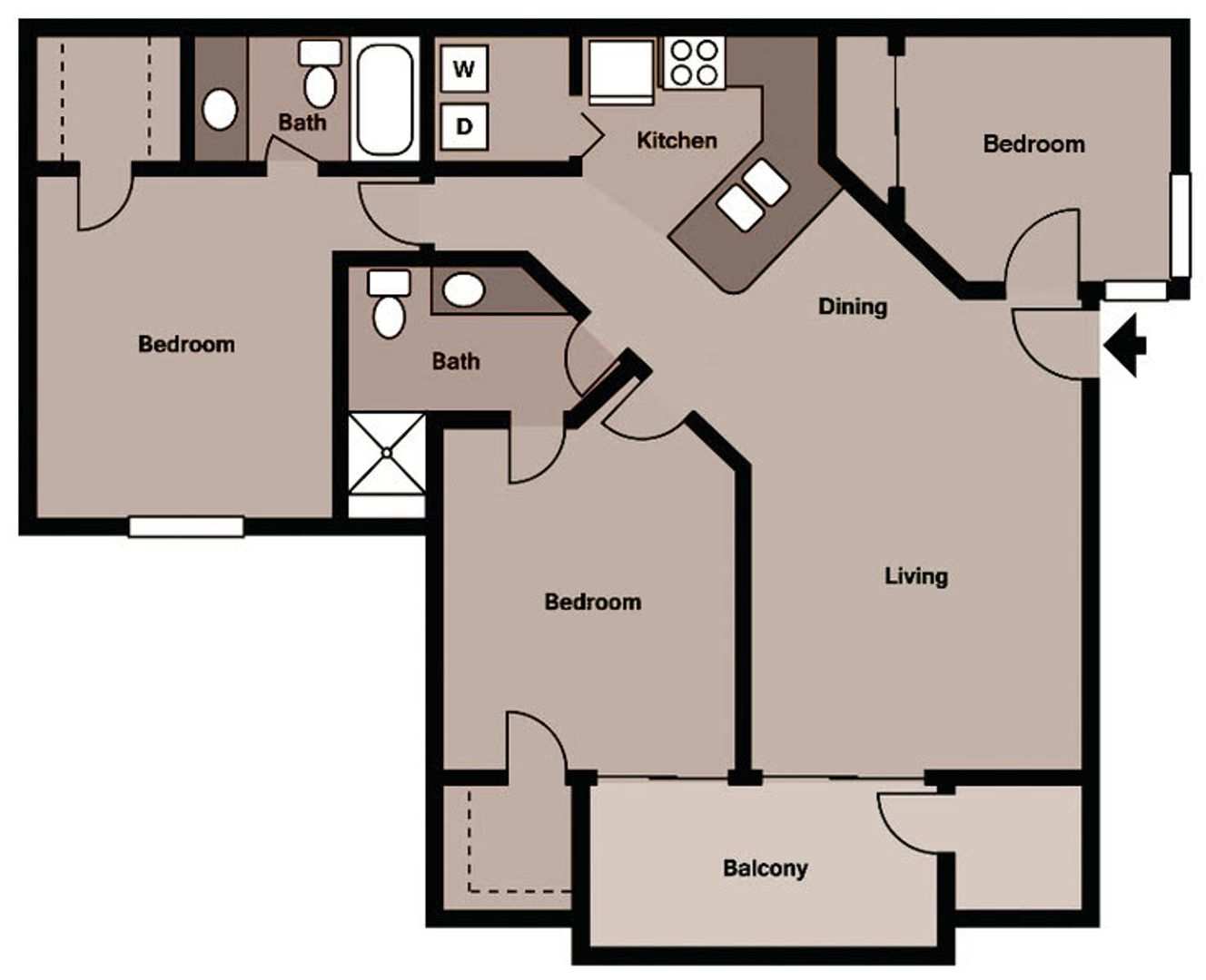 Lake Mary Apartment: 780 Creekwater Terrace