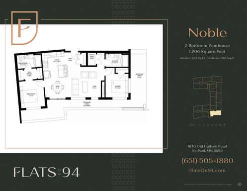 Noble - 2 BD 2BA – photo 1