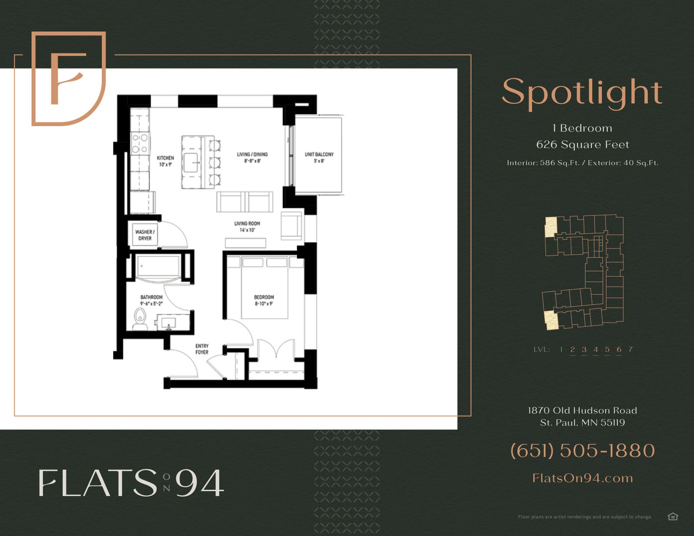 Saint Paul Apartment: 1870 Old Hudson Road