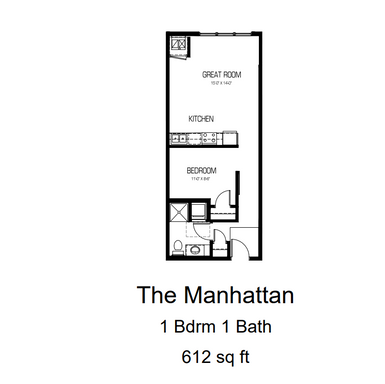 Manhattan - West-facing 1 Bed 1 Bath – photo 1