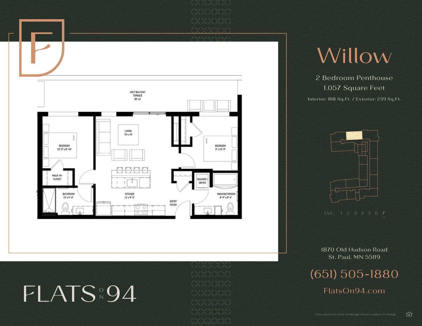 Saint Paul Apartment: 1870 Old Hudson Road
