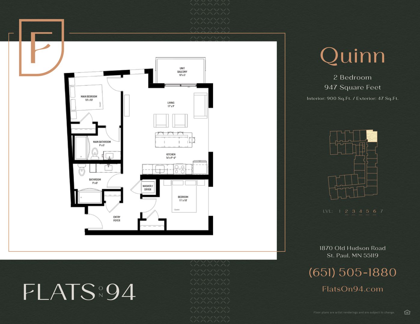 Saint Paul Apartment: 1870 Old Hudson Road