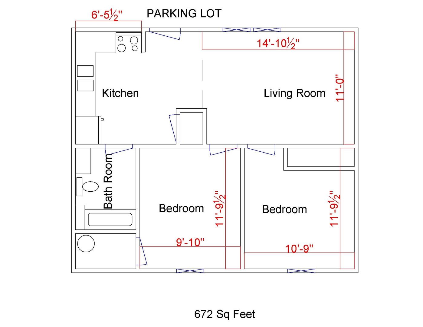 Seymour Apartment: 522 E Bronson Rd