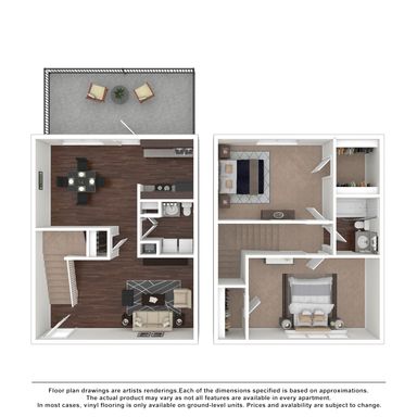 2 Bedroom Townhome – 600 Redmond Rd., H08, Rome, GA 30165