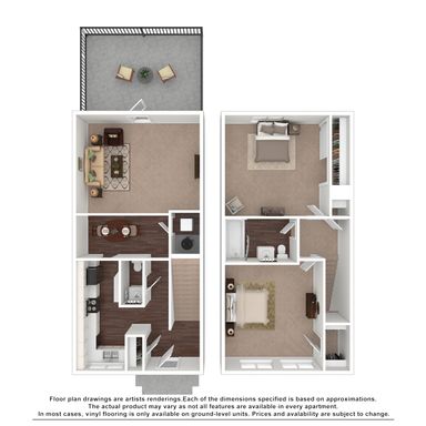 2 Bedroom Townhome – 1349 Redmond Circle, B2-49, Rome, GA 30165