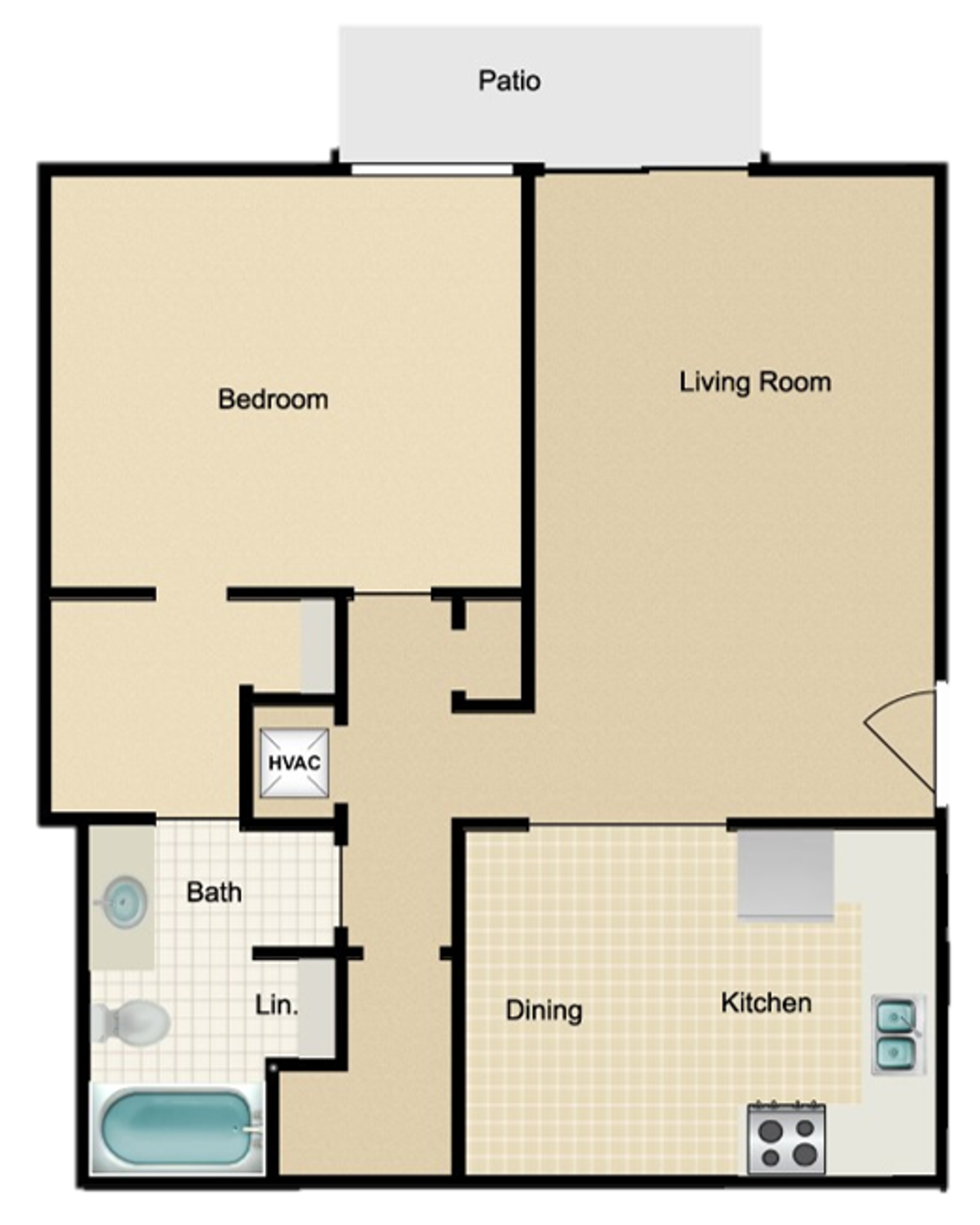 Jackson Apartment: 1585 Hollywood Dr