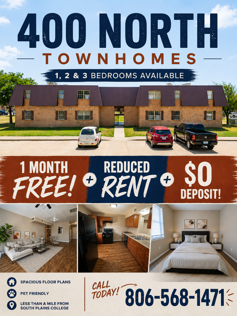 Levelland Apartment: 400 Cedar Ave