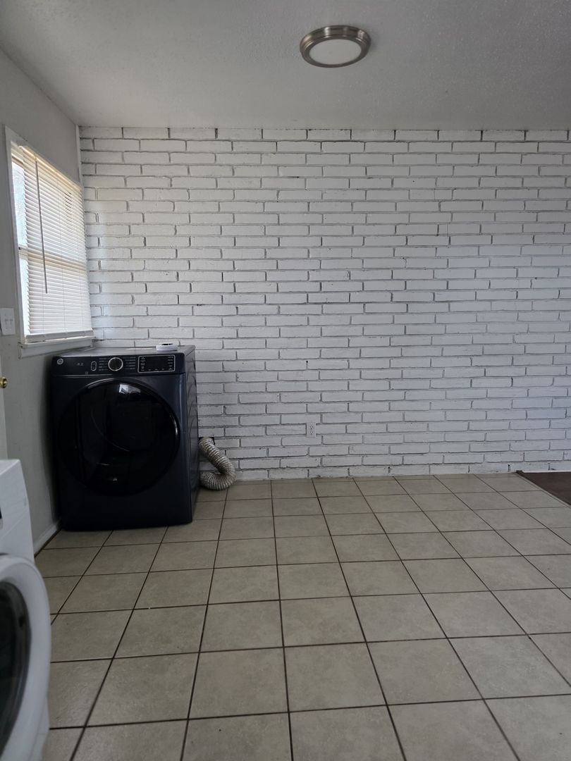Laundry room at Littlefield Townhomes