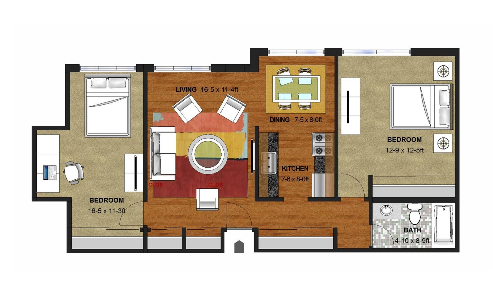 Brooklyn Center Apartment: 3413 53rd Ave N