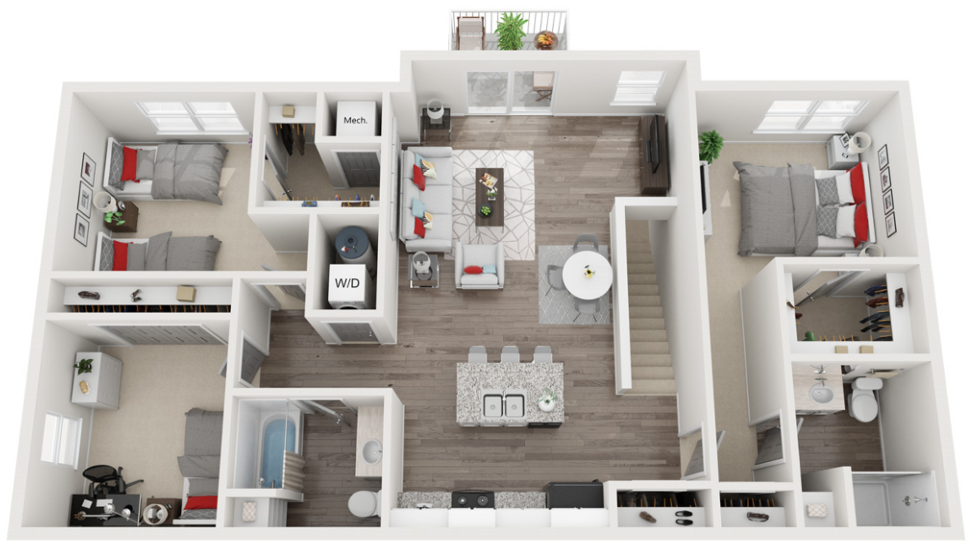 Lannon Apartment: 19400 Rock Pointe Way