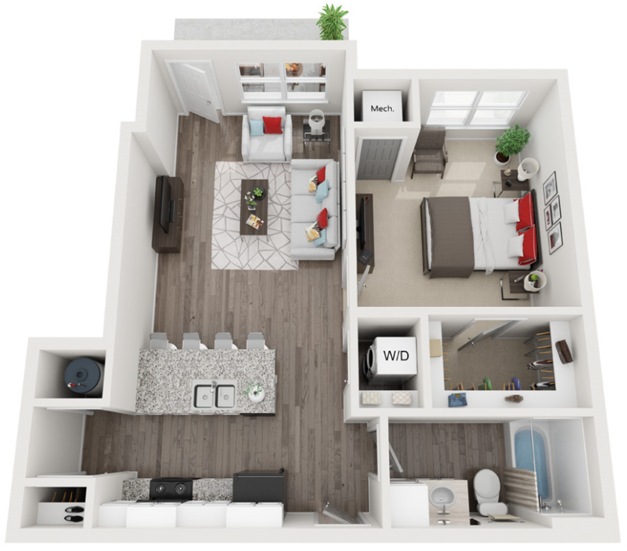 Lannon Apartment: 19400 Rock Pointe Way