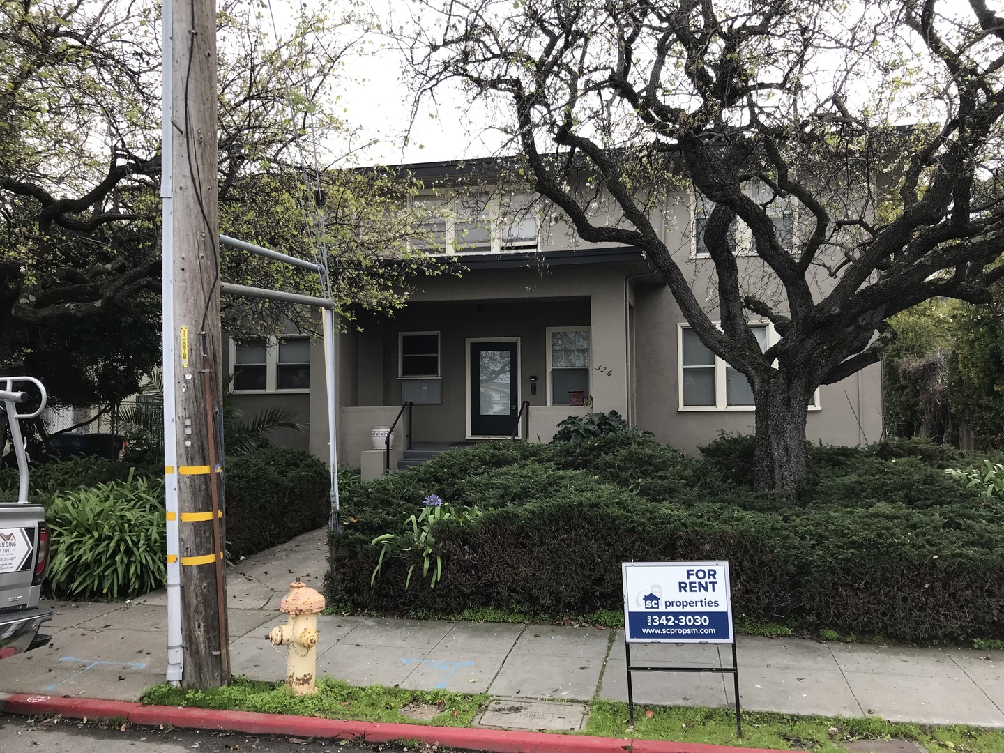 San Mateo Apartment: 326 Monte Diablo Ave