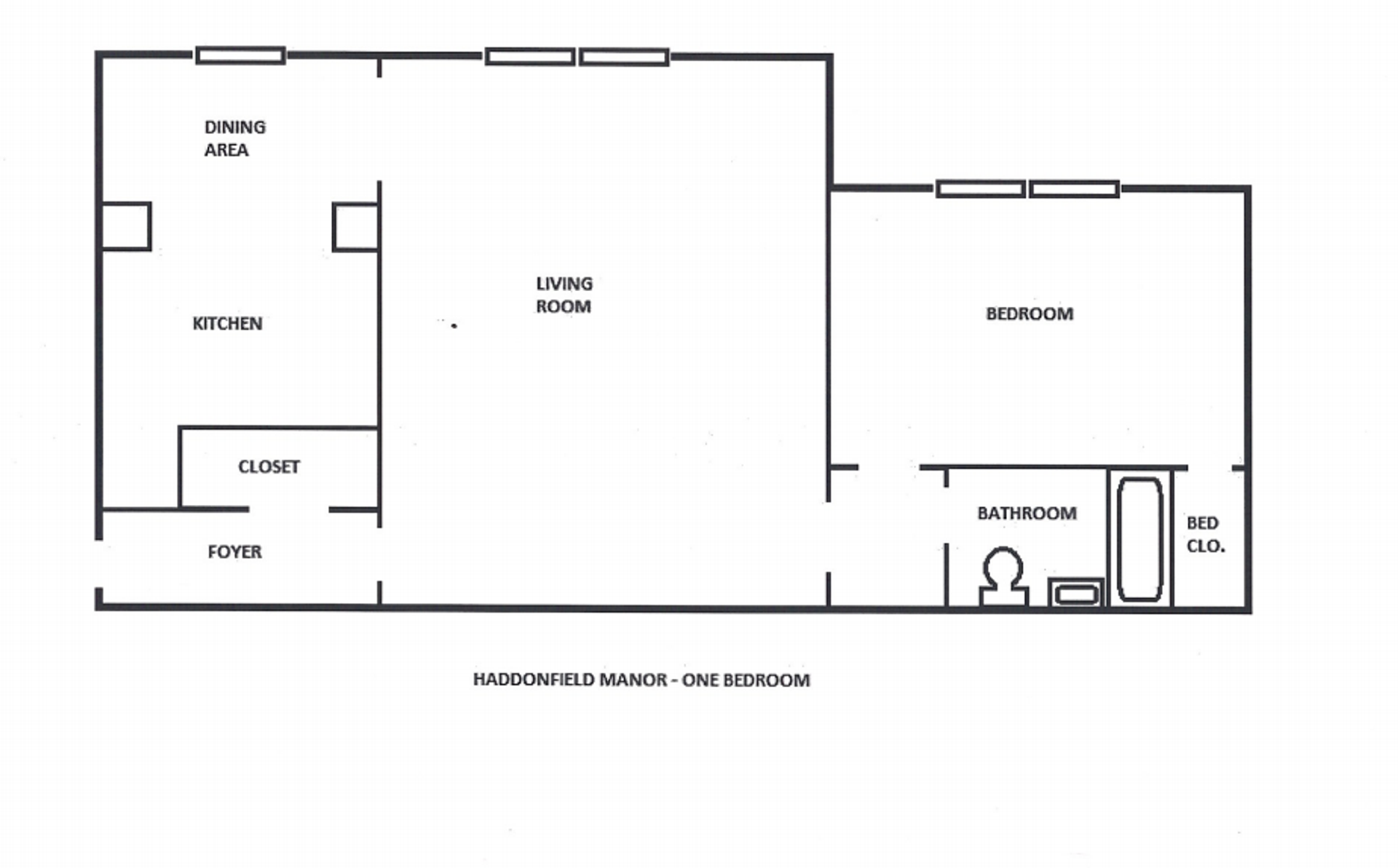 Haddonfield Apartment: 2  Linden Avenue