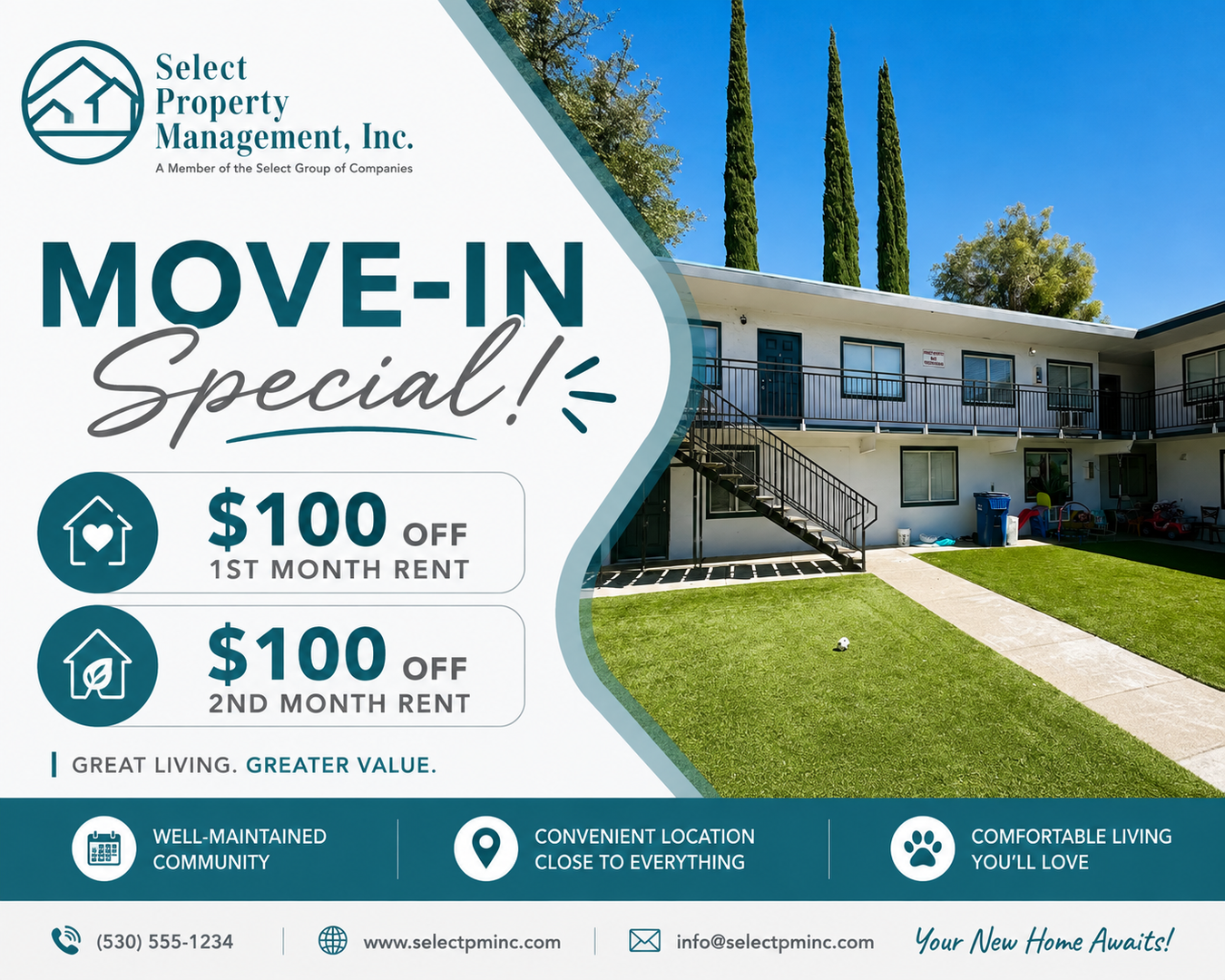 Redding Apartment: Lanning/Akard/Fell