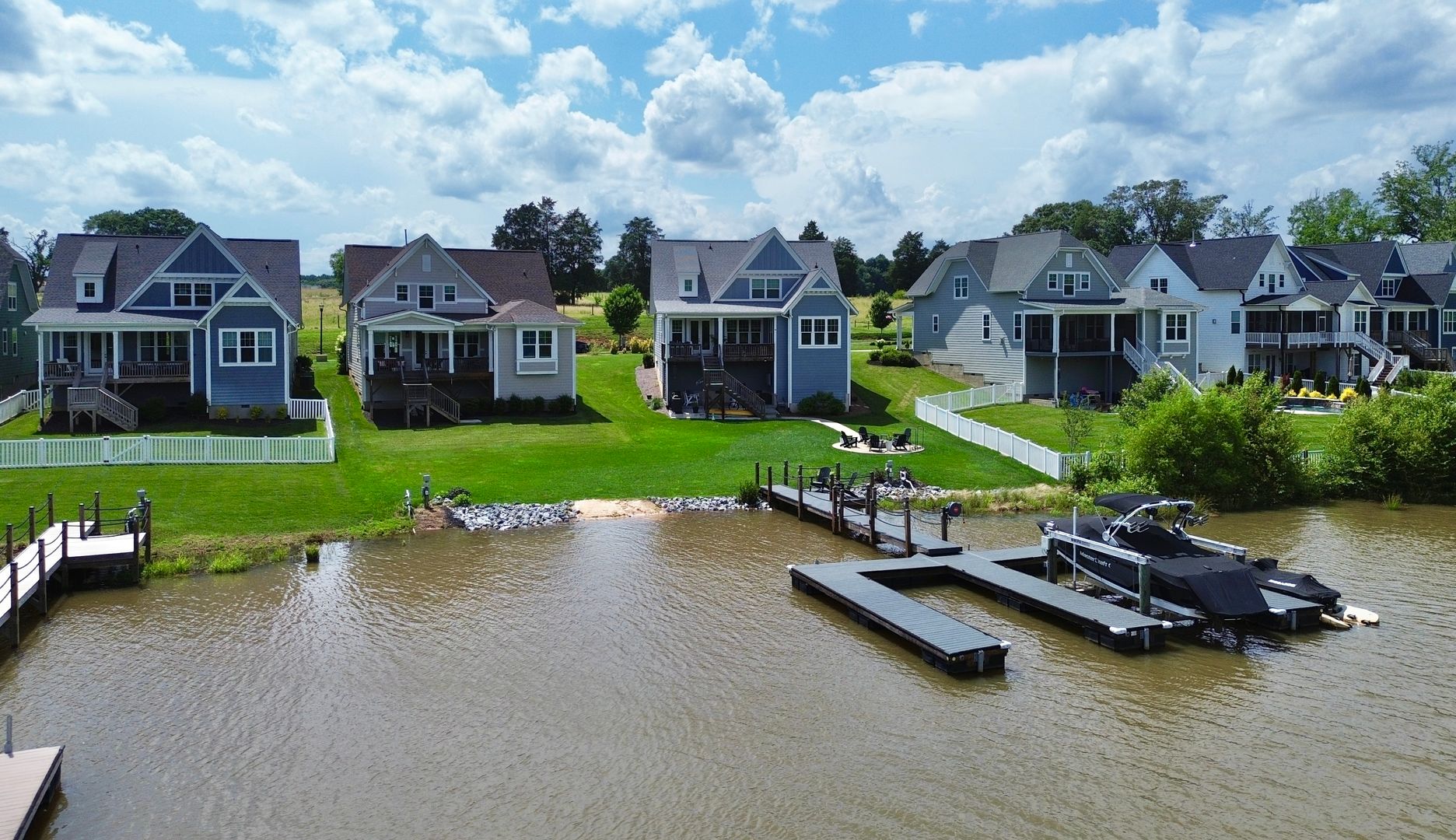Water front home with a dock Lake Norman 