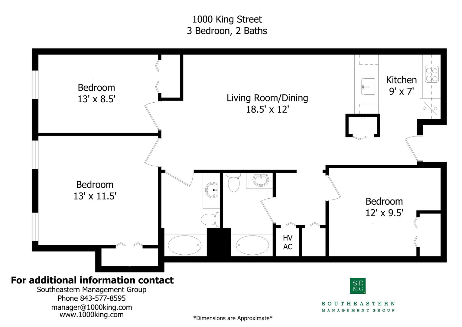 Charleston Apartment: 1000 King Street