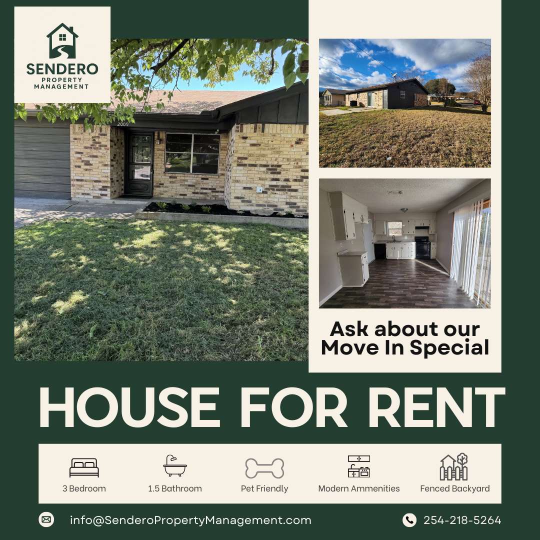 Copperas Cove House: 2009 Pleasant Lane