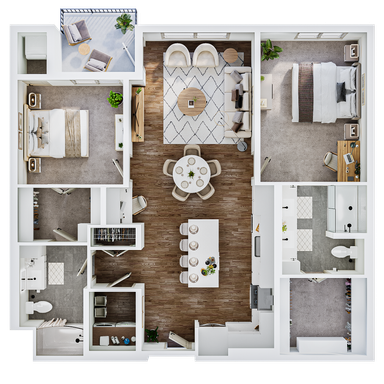 The Winn | Two-Bedroom Two-Bathroom – photo 1