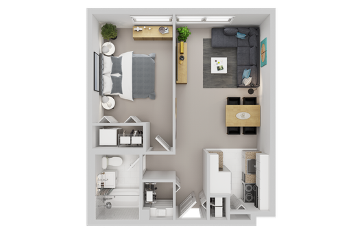 Vermillion - One Bedroom Home – photo 1
