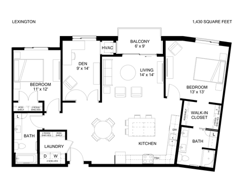 NEW CONSTRUCTION - Lexington - Two Bedroom + Den, Two Bathroom Home – photo 1